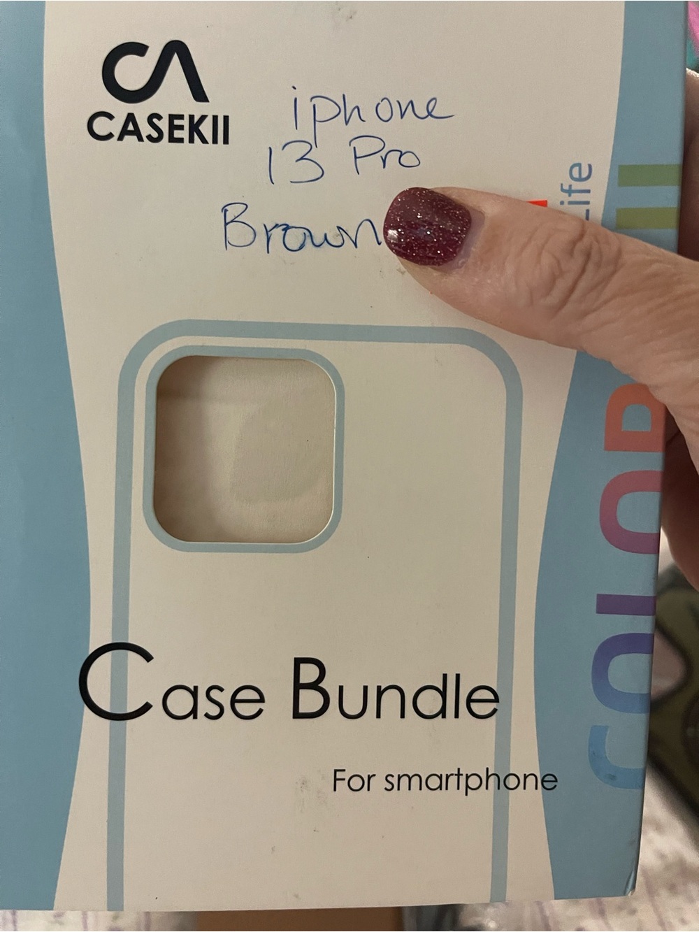 Brown iPhone 13 Pro Case Bundle